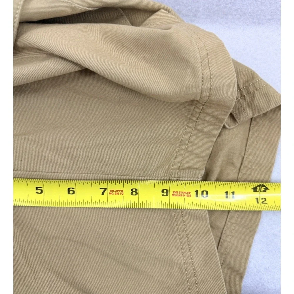 Columbia 36W 10L Khaki Cotton Cargo Men's Shorts AM4692, Omni-Shade